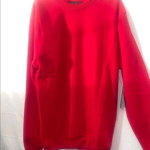 Galaxy By Harvic Men's Red Crewneck Sweater